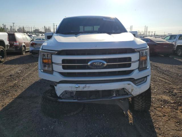 1FTFW1E83MKD27452 - 2021 FORD F150 SUPERCREW WHITE photo 5