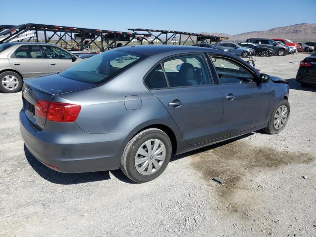 3VW2K7AJ5CM410164 - 2012 VOLKSWAGEN JETTA BASE GRAY photo 3