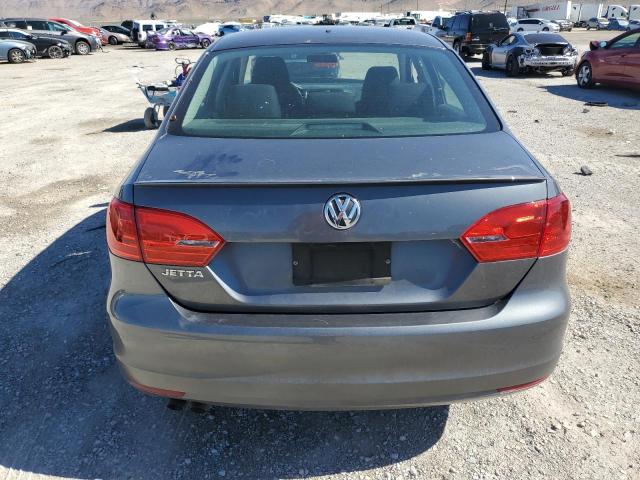 3VW2K7AJ5CM410164 - 2012 VOLKSWAGEN JETTA BASE GRAY photo 6