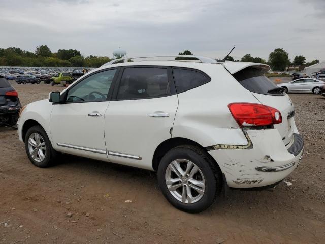 JN8AS5MV8DW118726 - 2013 NISSAN ROGUE S WHITE photo 2