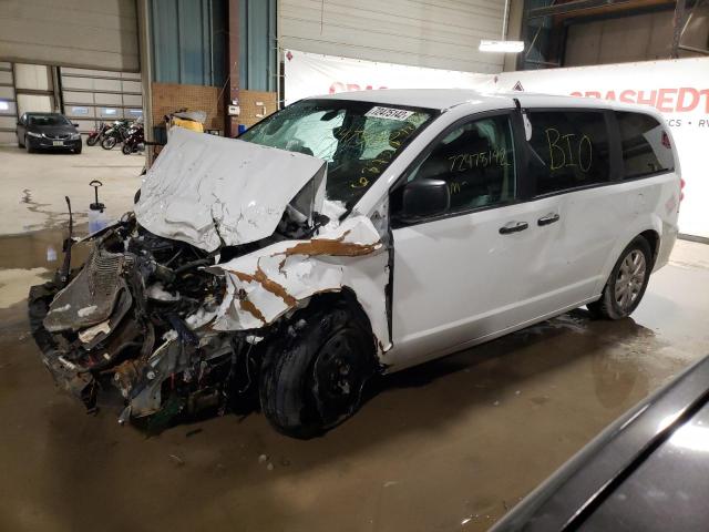 2C4RDGBG5KR639336 - 2019 DODGE GRAND CARA SE WHITE photo 1