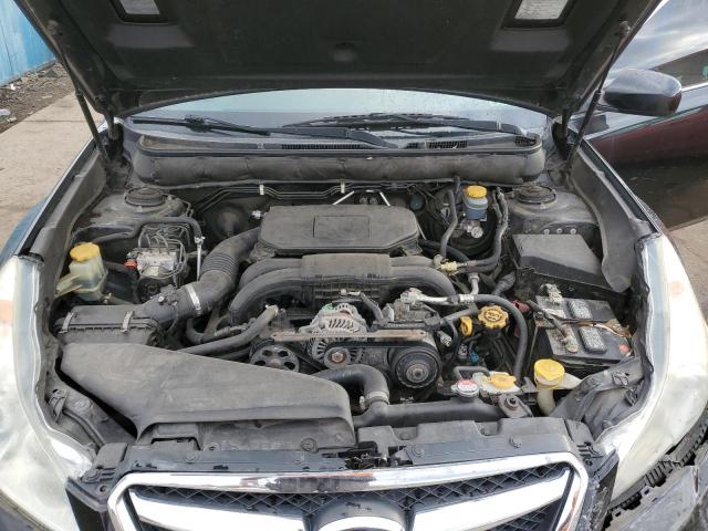 4S3BMBA6XC3024885 - 2012 SUBARU LEGACY 2.5I BLACK photo 11