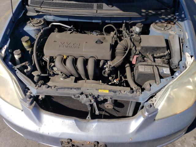 2T1KR32E13C032121 - 2003 TOYOTA COROLLA MA XR BLUE photo 11