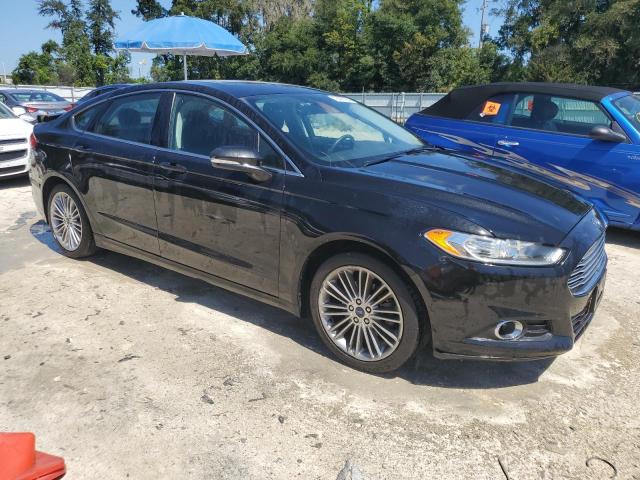 3FA6P0H90ER305052 - 2014 FORD FUSION SE BLACK photo 4