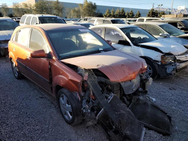 KNADE163086313176 - 2008 KIA RIO 5 SX ORANGE photo 4