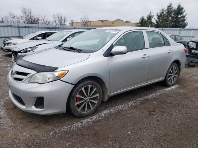 2T1BU4EE0DC921719 - 2013 TOYOTA COROLLA BASE SILVER photo 1