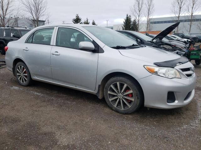 2T1BU4EE0DC921719 - 2013 TOYOTA COROLLA BASE SILVER photo 4