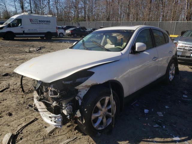JN1AJ0HR3AM751997 - 2010 INFINITI EX35 BASE Սպիտակ լուսանկար 1
