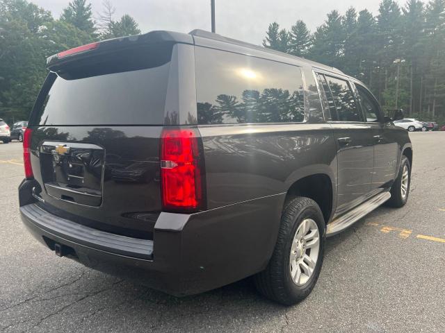 1GNSKJKC3FR161650 - 2015 CHEVROLET SUBURBAN K1500 LT GRAY photo 4