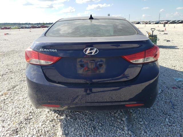 5NPDH4AE9DH389595 - 2013 HYUNDAI ELANTRA GLS BLUE photo 6