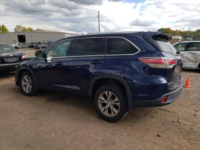5TDJKRFH0FS147375 - 2015 TOYOTA HIGHLANDER XLE Mavi foto 2