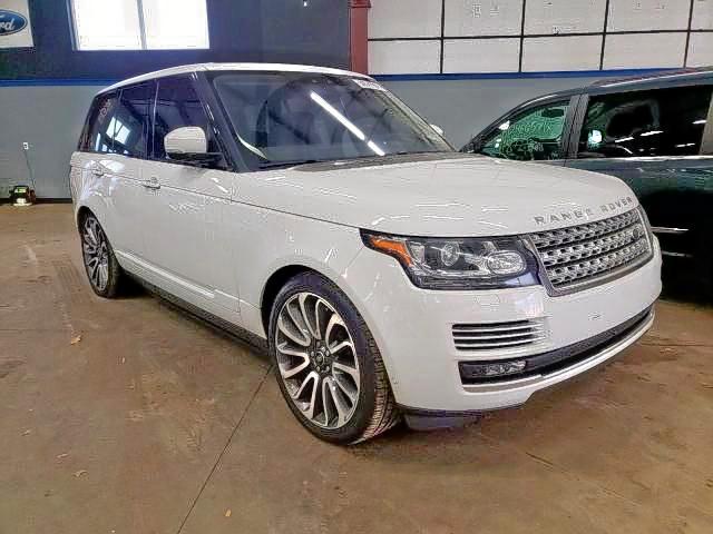 SALGV2FE0HA323638 - 2017 LAND ROVER RANGE ROVE AUTOBIOGRAPHY WHITE photo 1