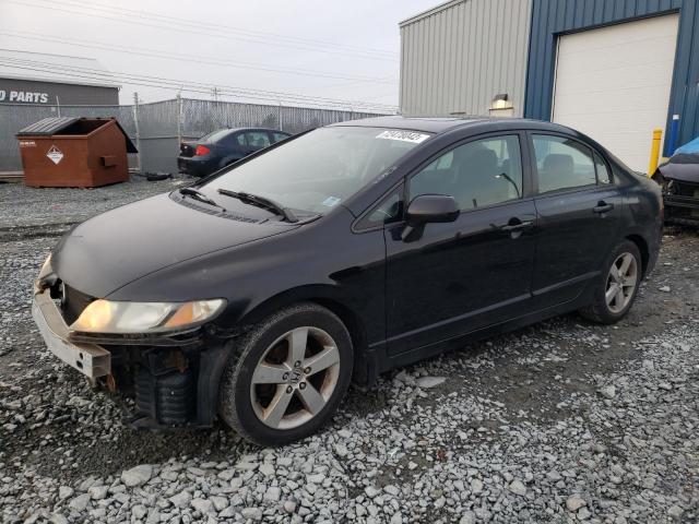 2HGFA16619H022186 - 2009 HONDA CIVIC LX-S BLACK photo 1