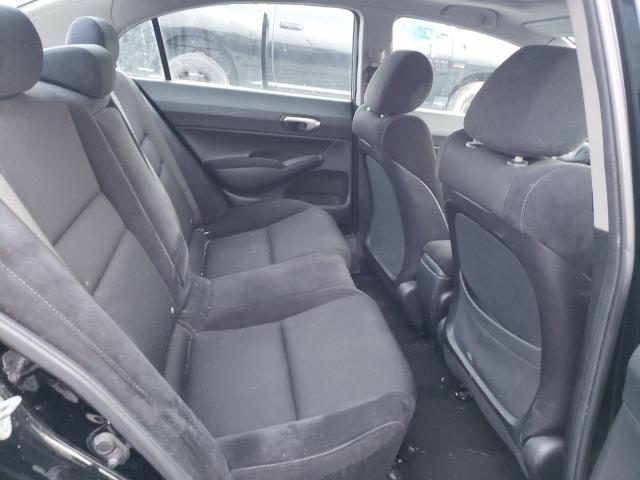 2HGFA16619H022186 - 2009 HONDA CIVIC LX-S BLACK photo 10