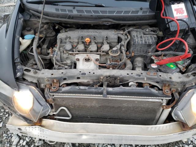 2HGFA16619H022186 - 2009 HONDA CIVIC LX-S BLACK photo 11