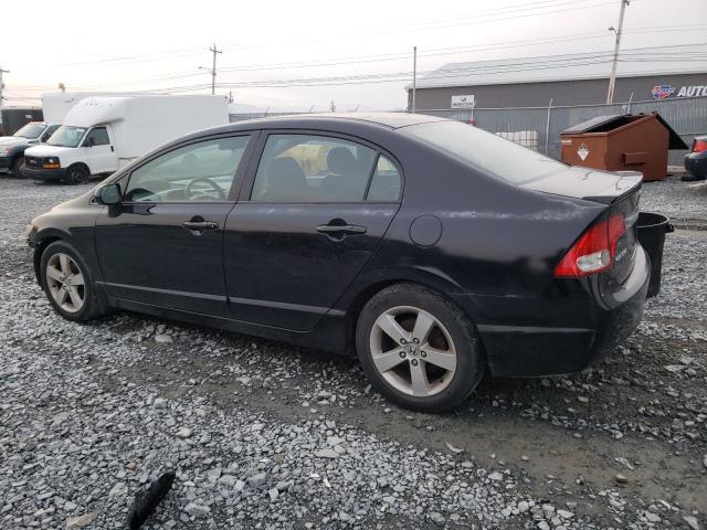 2HGFA16619H022186 - 2009 HONDA CIVIC LX-S BLACK photo 2