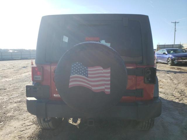 1C4BJWDG8CL135388 - 2012 JEEP WRANGLER U SPORT წითელი ფოტო 6