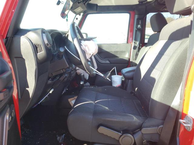 1C4BJWDG8CL135388 - 2012 JEEP WRANGLER U SPORT წითელი ფოტო 7