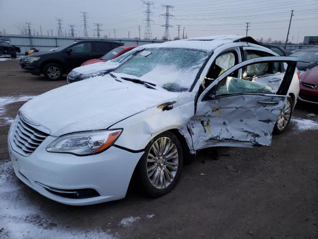 1C3BC2FG2BN548480 - 2011 CHRYSLER 200 LIMITED WHITE photo 1