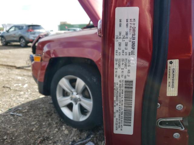 1C4NJPFB1ED862633 - 2014 JEEP PATRIOT LATITUDE RED photo 12