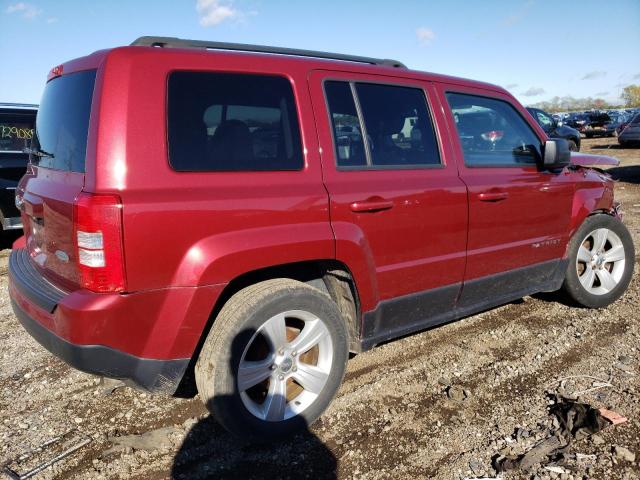 1C4NJPFB1ED862633 - 2014 JEEP PATRIOT LATITUDE RED photo 3