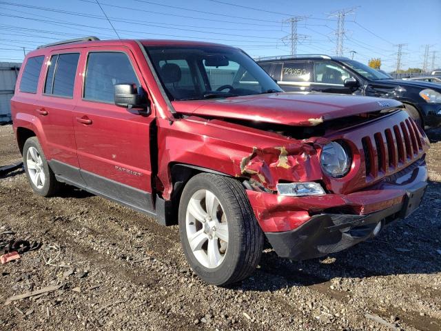 1C4NJPFB1ED862633 - 2014 JEEP PATRIOT LATITUDE RED photo 4