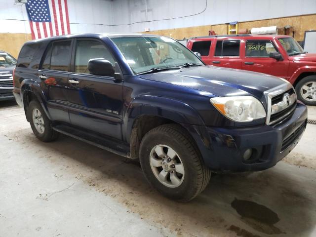 JTEBU14R380130664 - 2008 TOYOTA 4RUNNER SR5 BLUE photo 4