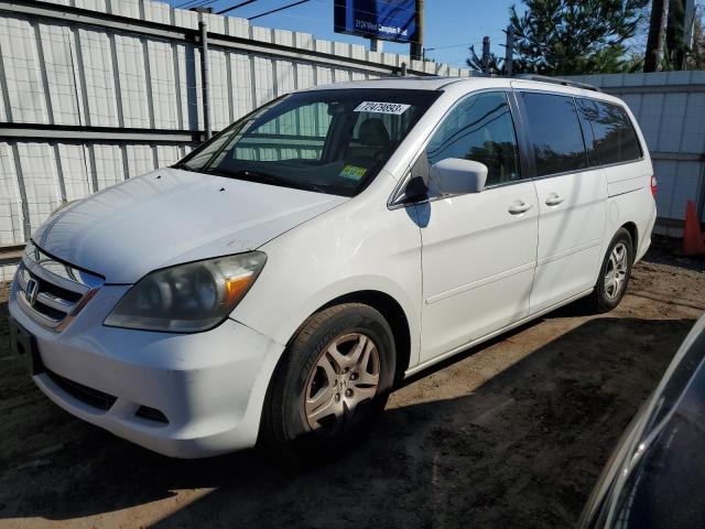 5FNRL38617B457940 - 2007 HONDA ODYSSEY EXL WHITE photo 1