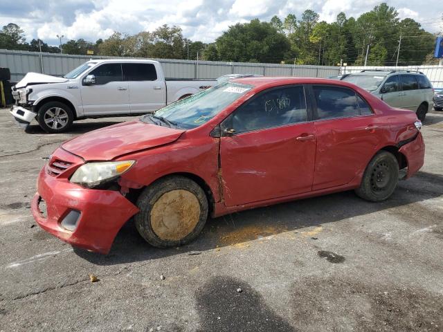 5YFBU4EE5DP133017 - 2013 TOYOTA COROLLA BASE RED photo 1