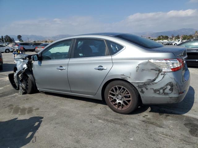 3N1AB7AP2EL632806 - 2014 NISSAN SENTRA S SILVER photo 2