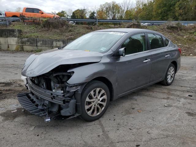 3N1AB7AP8KY389937 - 2019 NISSAN SENTRA S GRAY photo 1