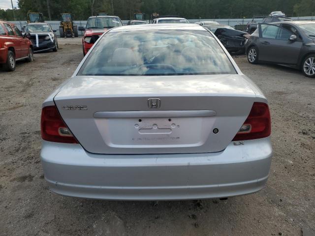 1HGEM22573L028378 - 2003 HONDA CIVIC LX SILVER photo 6