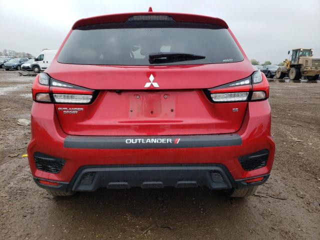 JA4ARUAU2MU018981 - 2021 MITSUBISHI OUTLANDER ES RED photo 6