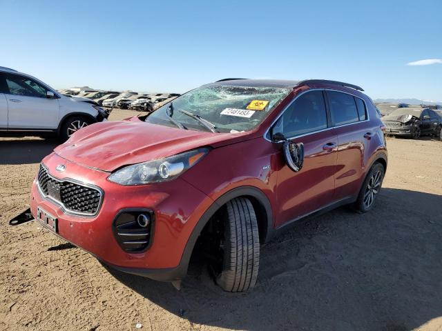 KNDPNCAC4J7352971 - 2018 KIA SPORTAGE EX RED photo 1