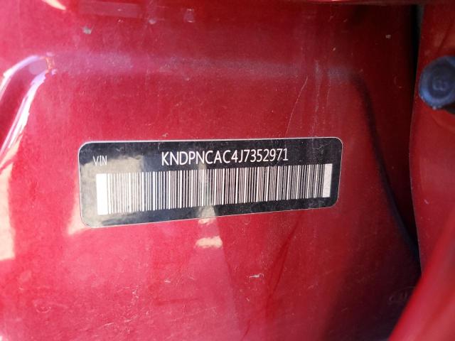 KNDPNCAC4J7352971 - 2018 KIA SPORTAGE EX RED photo 13