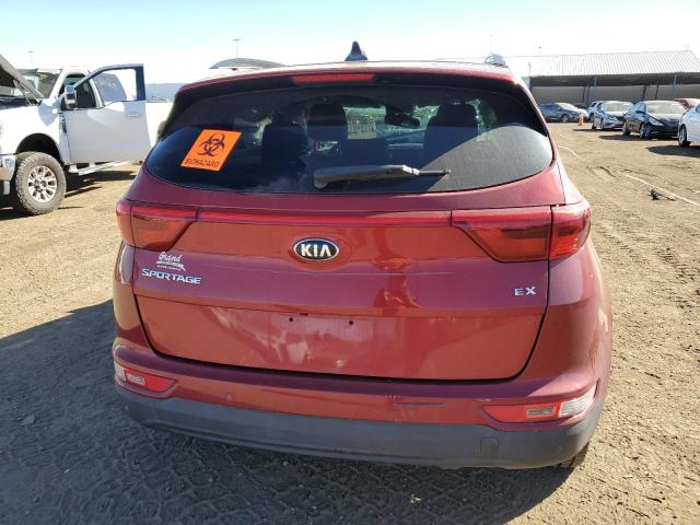 KNDPNCAC4J7352971 - 2018 KIA SPORTAGE EX RED photo 6