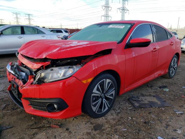 2HGFC1F77HH632059 - 2017 HONDA CIVIC EXL RED photo 1