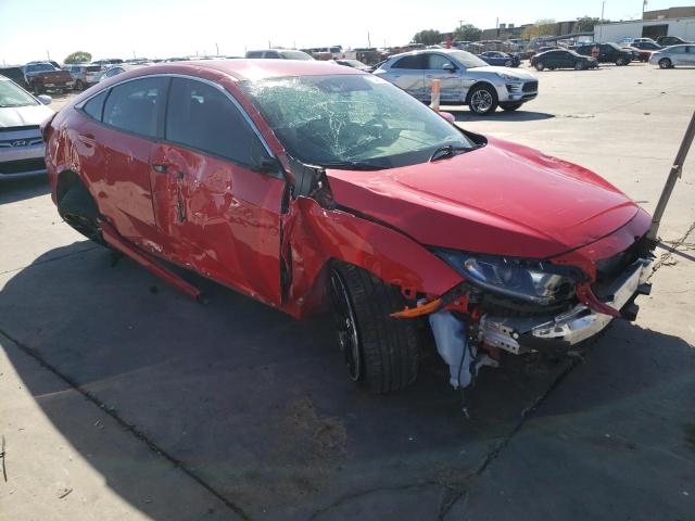 2HGFC2F83LH601530 - 2020 HONDA CIVIC SPORT 红色 照片 4