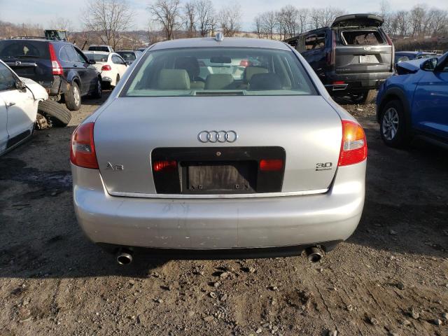 WAULT64B84N008307 - 2004 AUDI A6 3.0 QUATTRO SILVER photo 6