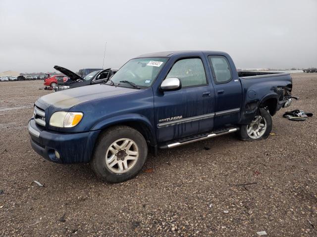 5TBRT34123S372534 - 2003 TOYOTA TUNDRA ACCESS CAB SR5 BLUE photo 1