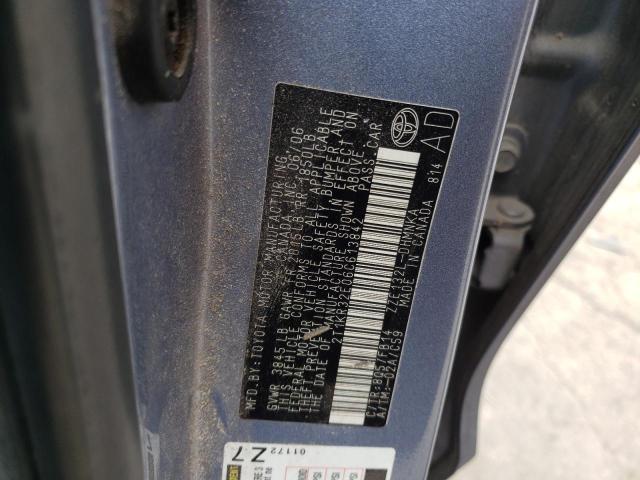 2T1KR32E06C613842 - 2006 TOYOTA COROLLA MA XR BLUE photo 12