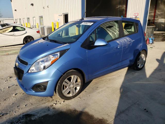 KL8CD6S94EC526288 - 2014 CHEVROLET SPARK 1LT BLUE photo 1