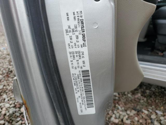 2C4RC1BG4CR251578 - 2012 CHRYSLER TOWN & COU TOURING SILVER photo 13