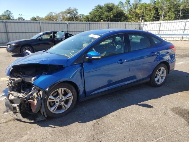 1FADP3F24JL245820 - 2018 FORD FOCUS SE BLUE photo 1