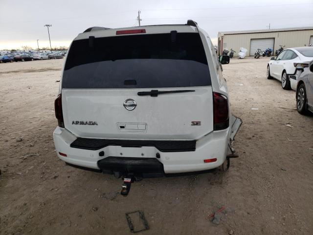 5N1BA08D58N608636 - 2008 NISSAN ARMADA SE WHITE photo 6