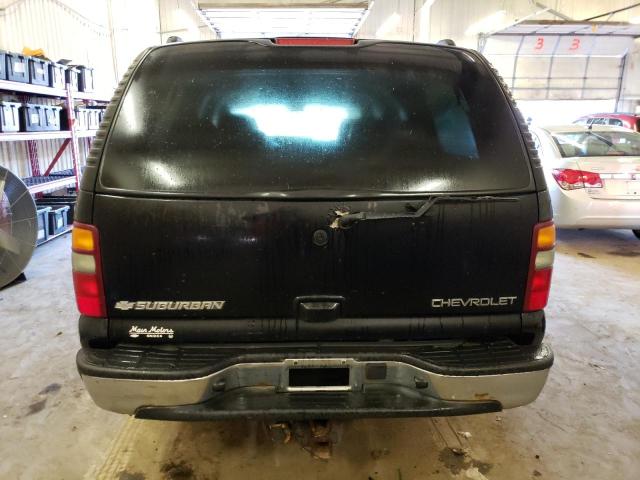 1GNFK16Z23J249521 - 2003 CHEVROLET SUBURBAN K1500 BLACK photo 6