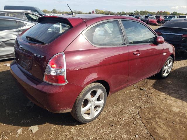 KMHCN36C07U012925 - 2007 HYUNDAI ACCENT SE BURGUNDY photo 3