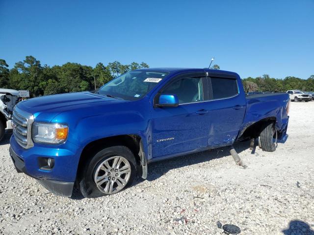 1GTG6CEN7K1323848 - 2019 GMC CANYON SLE BLUE photo 1