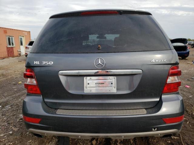 4JGBB8GB2BA637800 - 2011 MERCEDES-BENZ ML 350 4MATIC GRAY photo 6