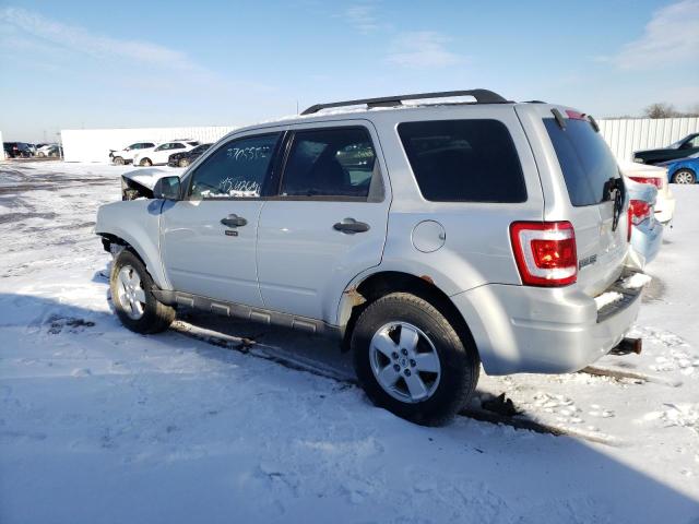 1FMCU03G69KA94991 - 2009 FORD ESCAPE XLT 银色 照片 2